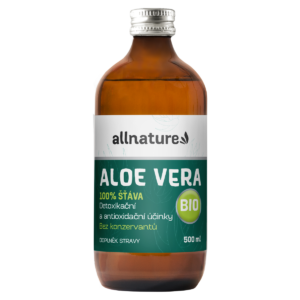 Allnature Aloe vera BIO - 500 ml - zázračný elixír z mexika