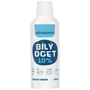 Allnature Bílý ocet 10% - 1 l - účinný pomocník pro čistou domácnost!