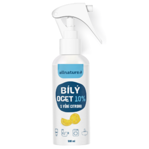 Allnature Bílý ocet sprej 10% s vůní citrónu (500 ml) - univerzální přírodní čistič
