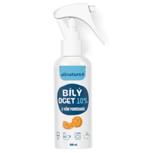 Allnature Bílý ocet sprej 10% s vůní pomeranče (500 ml) - univerzální přírodní čistič
