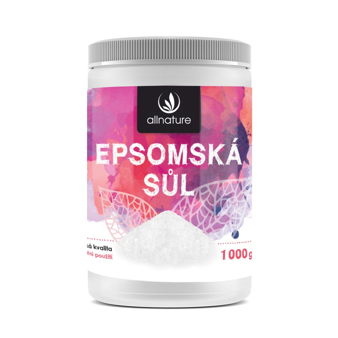 Allnature Epsomská sůl - 1 kg - univerzální pomocník