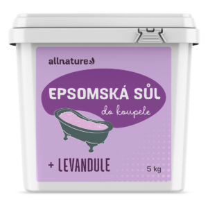 Allnature Epsomská sůl Levandule - 5 kg - pro uvolnění a zklidnění