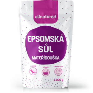 Allnature Epsomská sůl Mateřídouška (1 kg) - relaxace s nádechem mateřídoušky