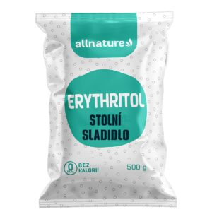 Allnature Erythritol - 500 g - bez kalorií