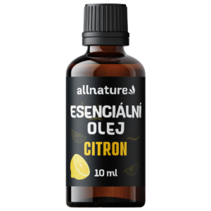 Allnature Esenciální olej Citron (10 ml) - harmonizuje mysl a odpuzuje hmyz