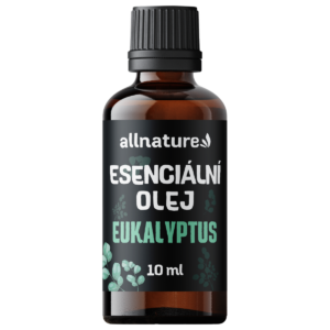 Allnature Esenciální olej Eukalyptus (10 ml) - pomocník při nachlazení