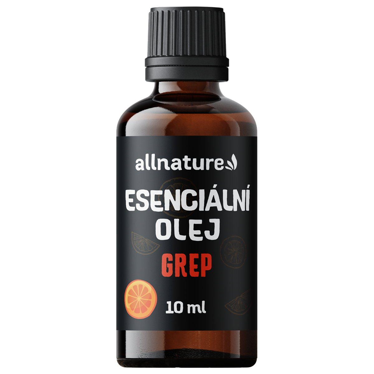 Allnature Esenciální olej Grep (10 ml) - dávka citrusové energie