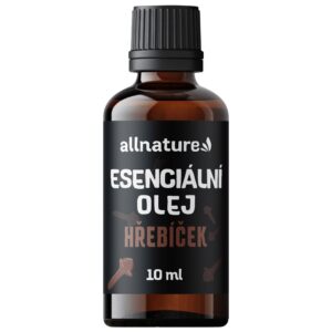 Allnature Esenciální olej Hřebíček (10 ml) - prohřívá a zklidňuje