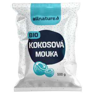 Allnature Kokosová mouka BIO (500 g) - bohatá na bílkoviny a vlákninu
