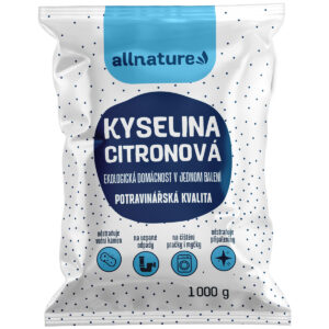 Allnature Kyselina citronová - 1 kg - potravinářská kvalita