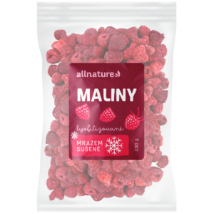 Allnature Malina sušená mrazem - 100 g - chuť a vůně čerstvých malin