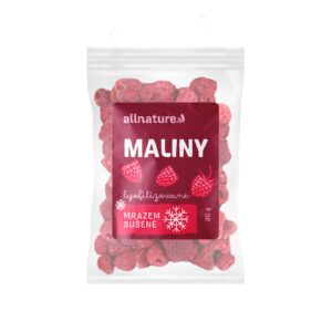 Allnature Malina sušená mrazem - 20 g - chuť a vůně čerstvých malin