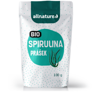 Allnature Spirulina prášek BIO (100 g) - superpotravina plná bílkovin