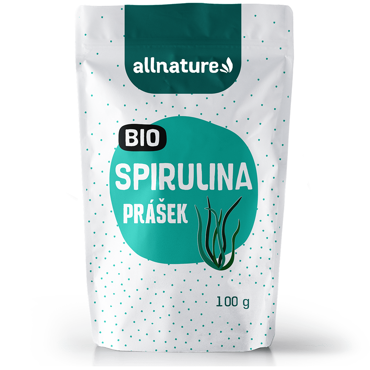 Allnature Spirulina prášek BIO (100 g) - superpotravina plná bílkovin