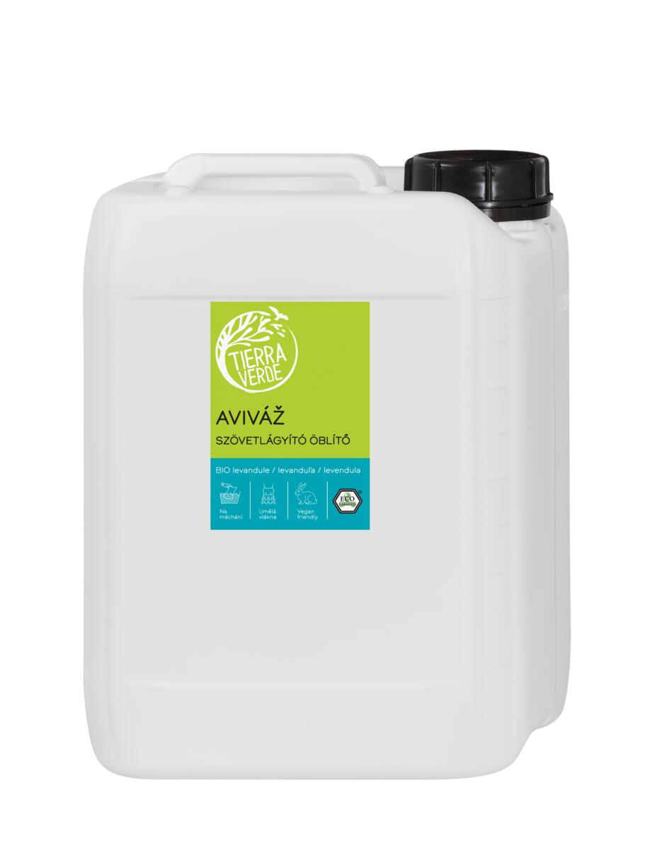 Tierra Verde Aviváž s BIO levandulí - 5 l - pro zjemnění syntetického prádla