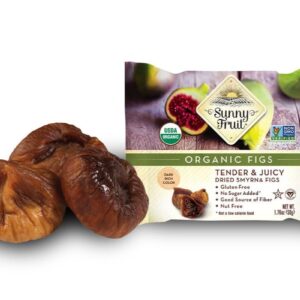 Sunny Fruit Fíky sušené na slunci BIO - 50 g - jemné a šťavnaté