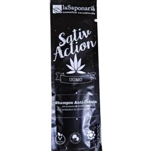 laSaponaria Pánský sprchový gel a šampon s konopím 2v1 BIO - vzorek (8 ml)