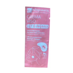 laSaponaria Denní pleťový krém Lift & Defence pro zralou pleť BIO - vzorek (3 ml) - s rostlinným kolagenem a ectoinem