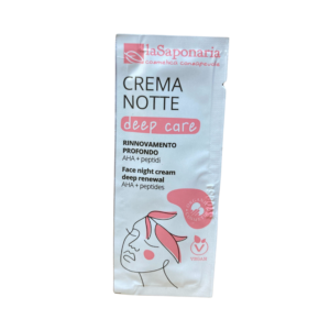 laSaponaria Noční pleťový krém Deep Care pro zralou pleť BIO - vzorek (3 ml) - hloubková obnova během spánku