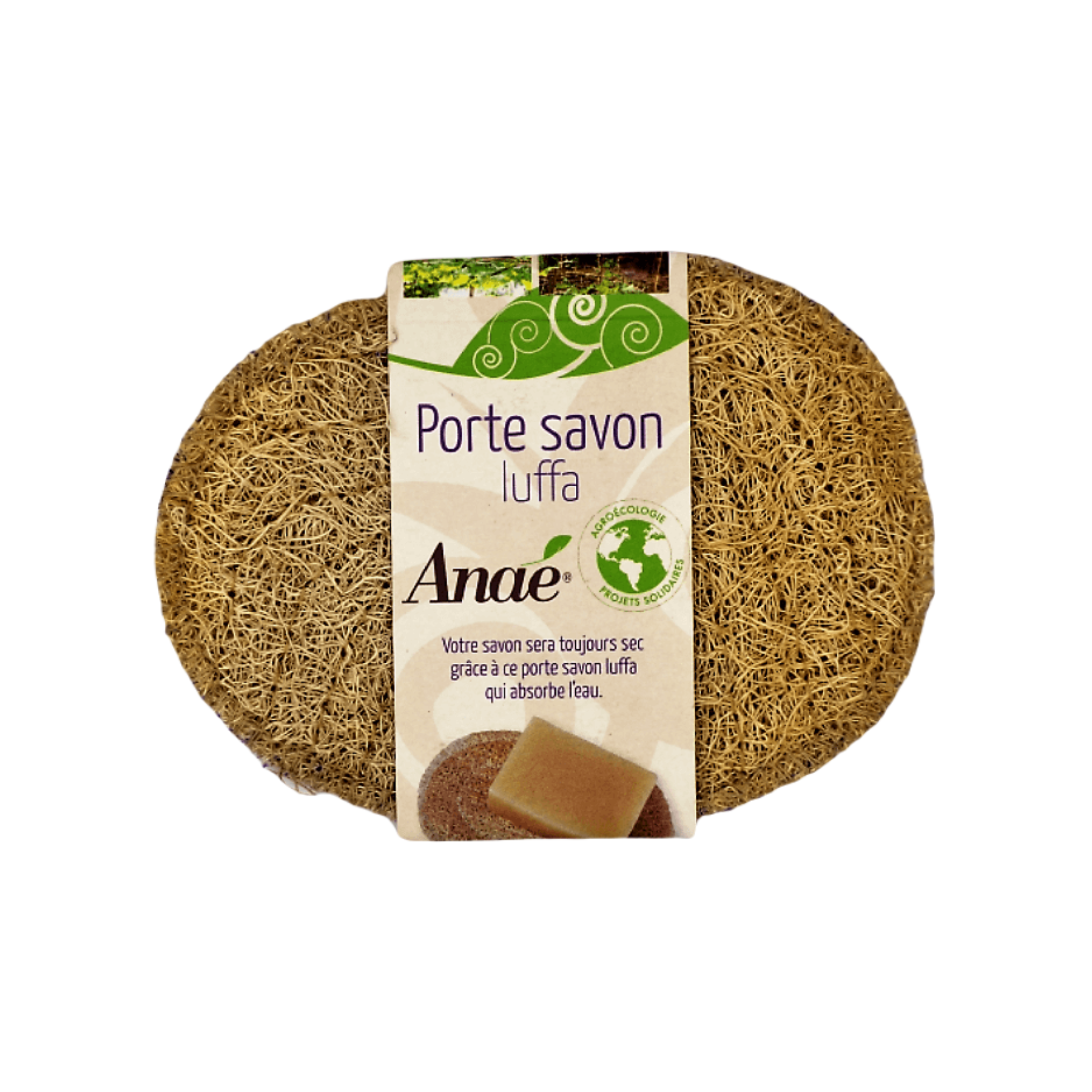 Anaé by Ecodis Lufa podložka na tuhé mýdlo - vstřebá přebytečnou vodu