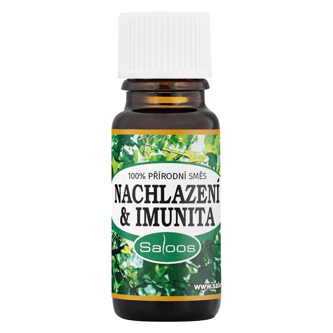 Saloos Směs esenciálních olejů Nachlazení & Imunita (10 ml) - úleva při chřipce i po ní