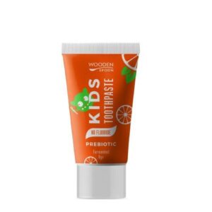 Wooden Spoon Zubní pasta dětská probiotická BIO (50 ml) - s chutí šťavnatého pomeranče