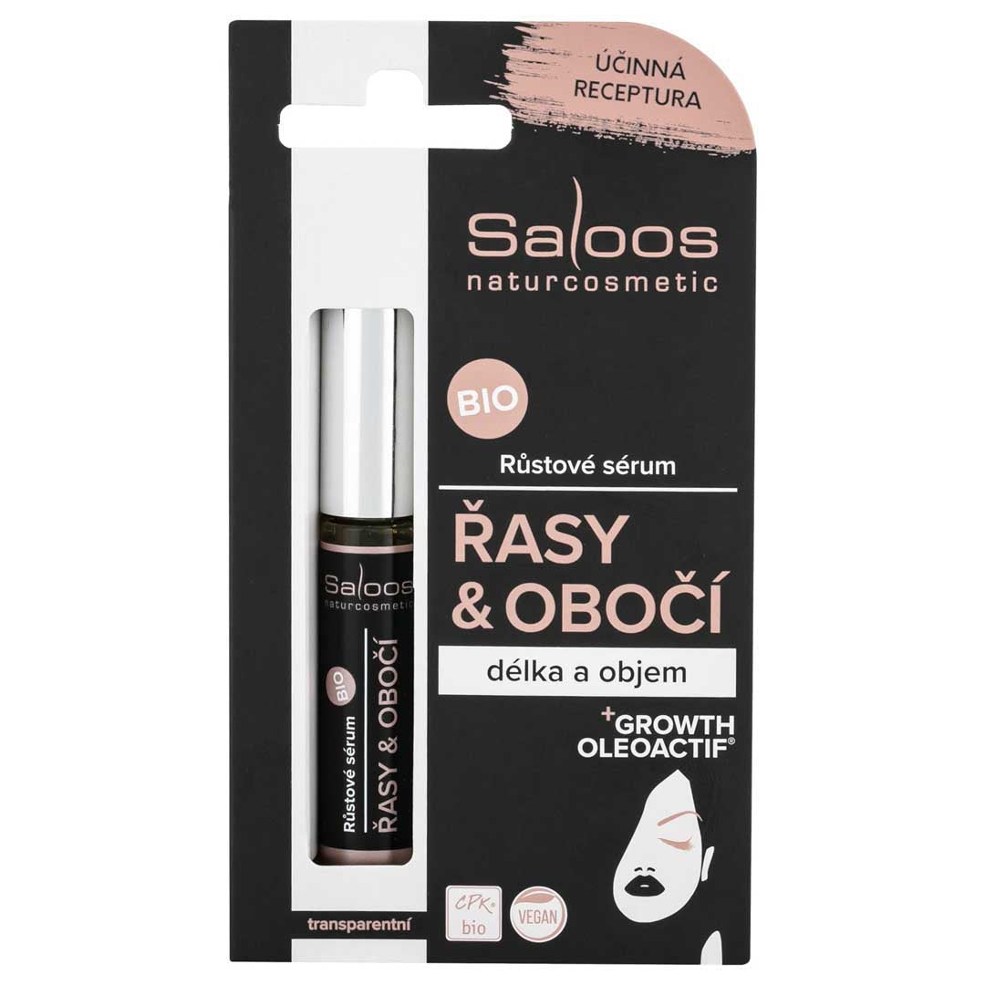 Saloos Regenerační sérum na řasy a obočí BIO (7 ml) - pro zdravé husté řasy a obočí