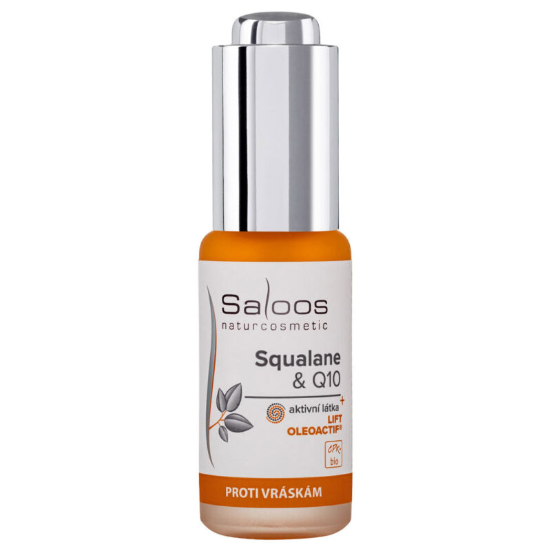 Saloos Pleťový olej Squalane & Q10 BIO (20 ml) - elixír proti vráskám