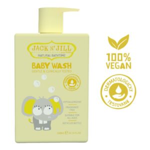 Jack n' Jill Sprchový gel pro miminka od narození (300 ml) - hypoalergenní a vhodný pro celou rodinu