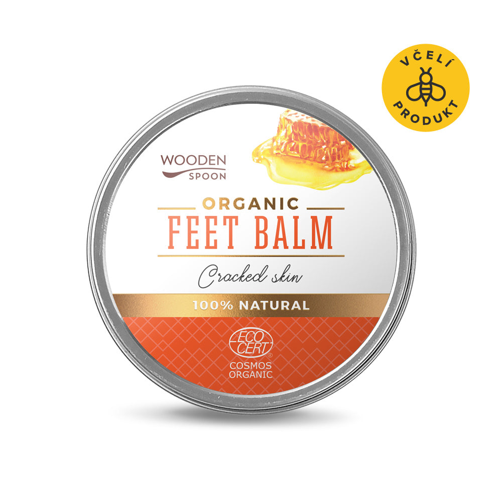 Wooden Spoon Balzám na nohy "popraskaná pokožka" BIO - 60 ml - okamžitá úleva pro namáhaná chodidla
