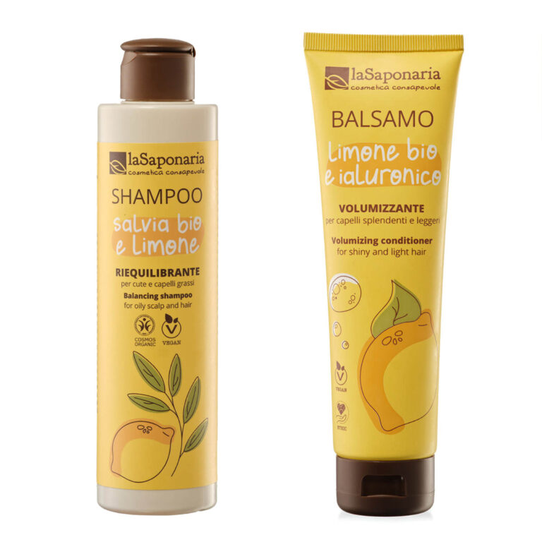 laSaponaria Zvýhodněná sada na objem a mastné vlasy